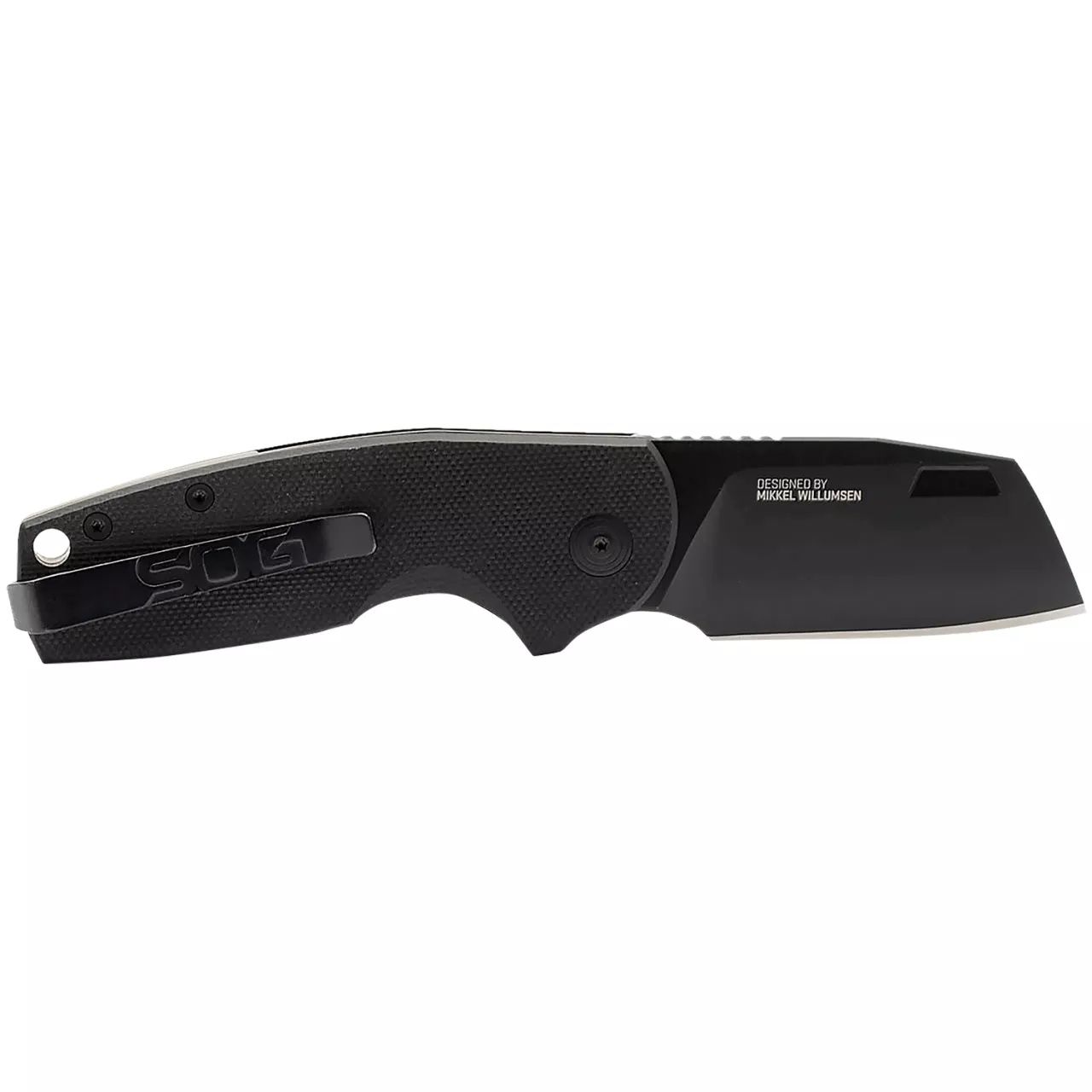 SOG Stout SJ Folding Knife 2.60" Black