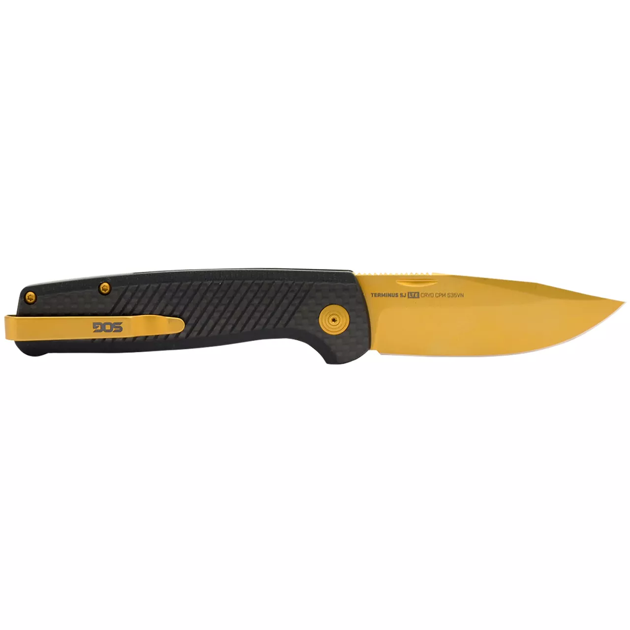 SOG Terminus SJ LTE Folding Knife 2.90" Gold