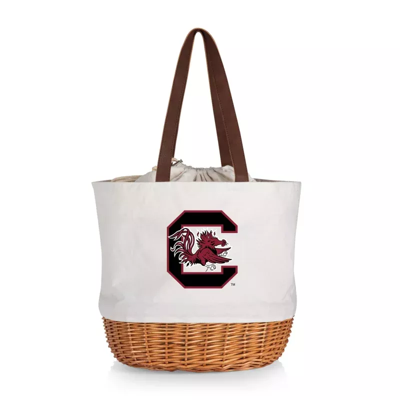 South Carolina Gamecocks – Coronado Canvas and Willow Basket Tote