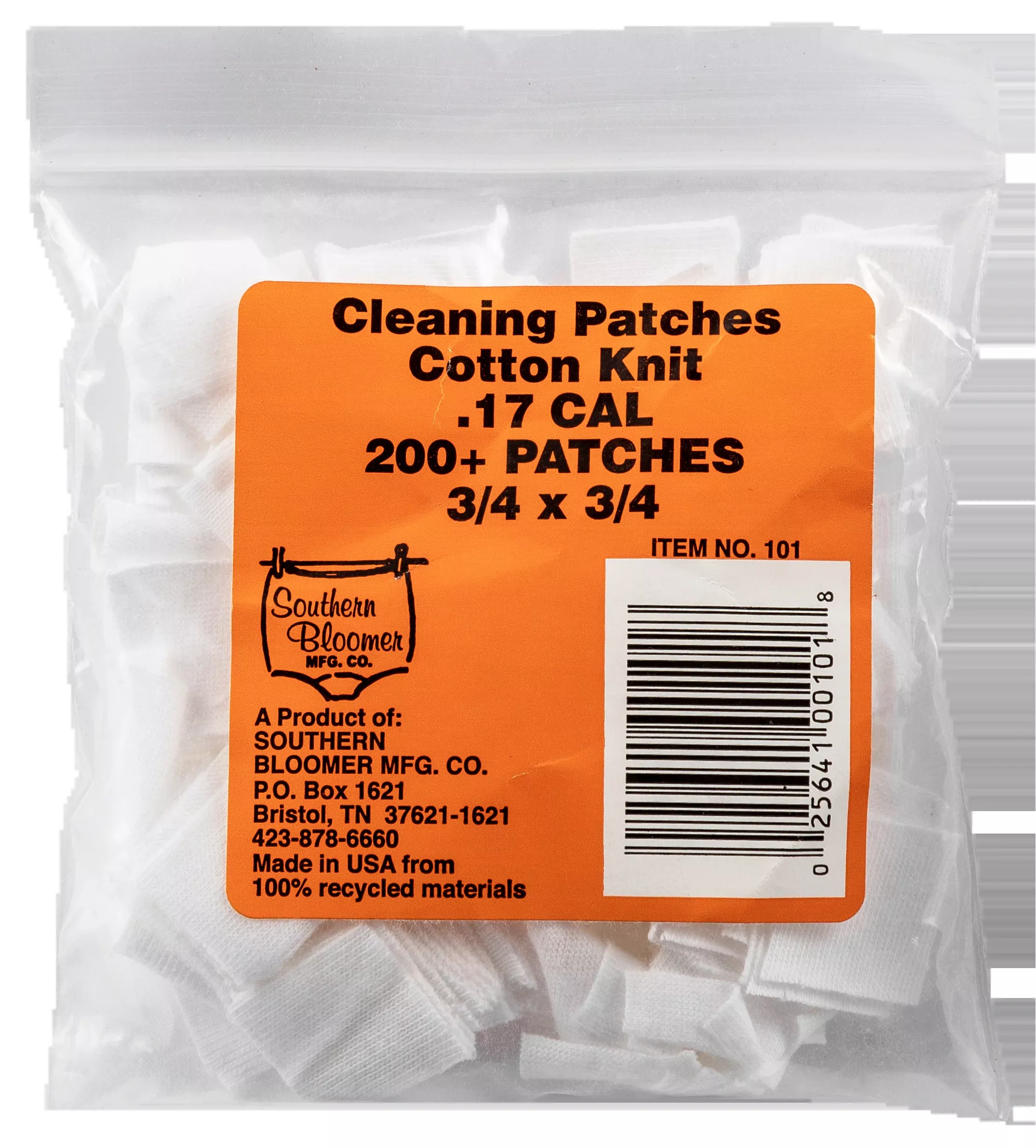 Southern Bloomer .17cal - Cleaning Patches 200-pack