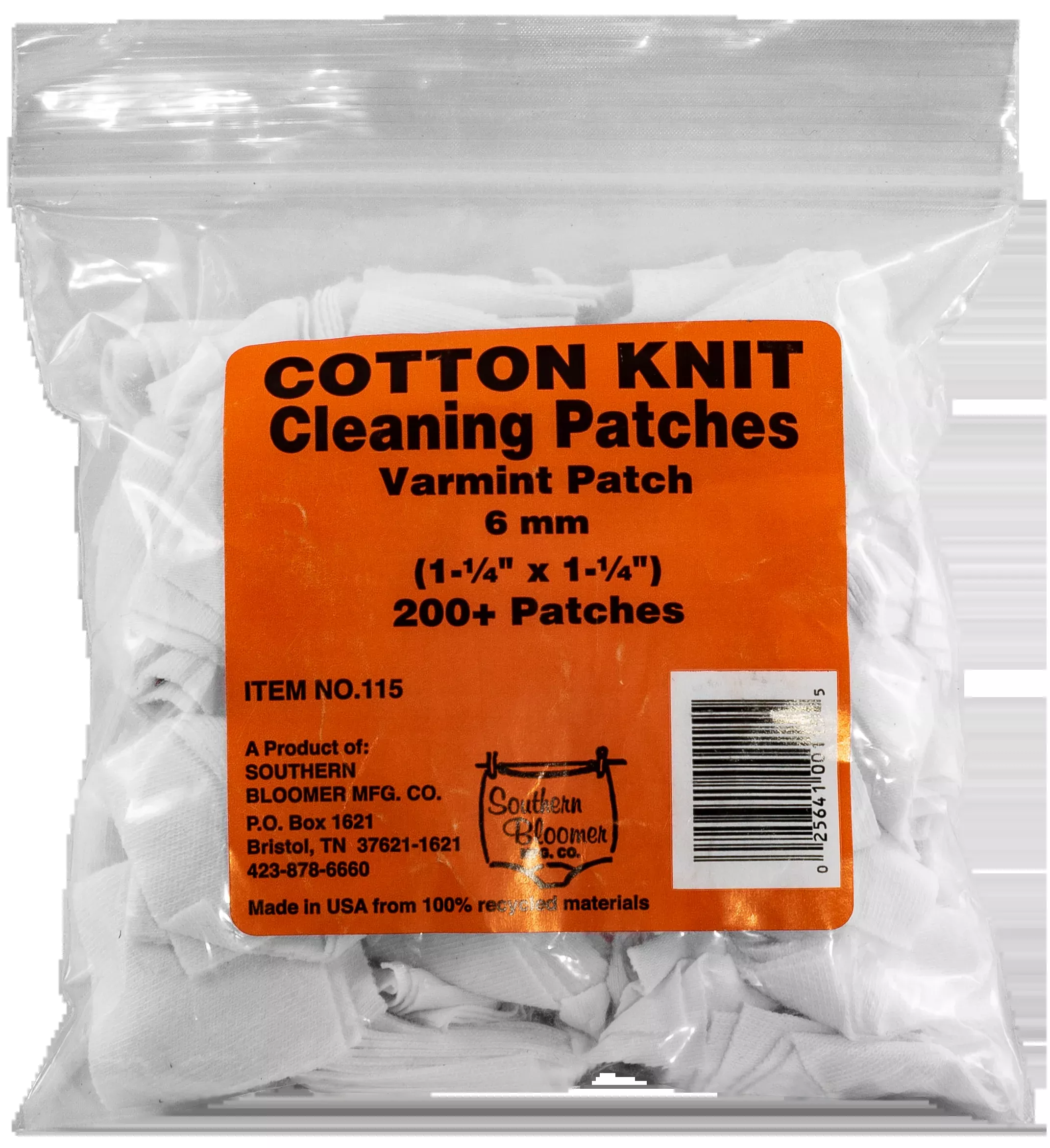 Southern Bloomer .243/6mm/.25 - Cleaning Patch 200-pack