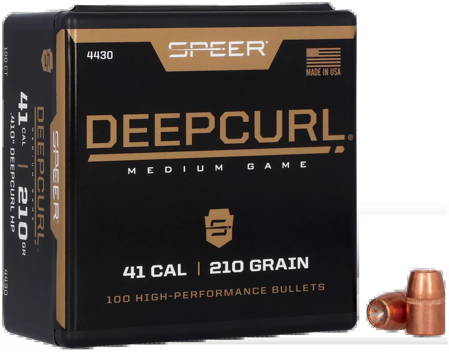 Speer Ammo Deepcurl, Speer 4430Bull .410 210 Dchp 100/5