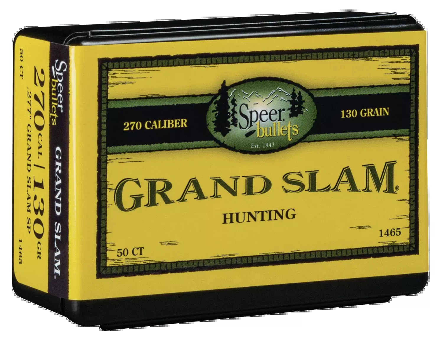 Speer Ammo Grand Slam, Speer 1465Bull .277 130 Grandslam 50