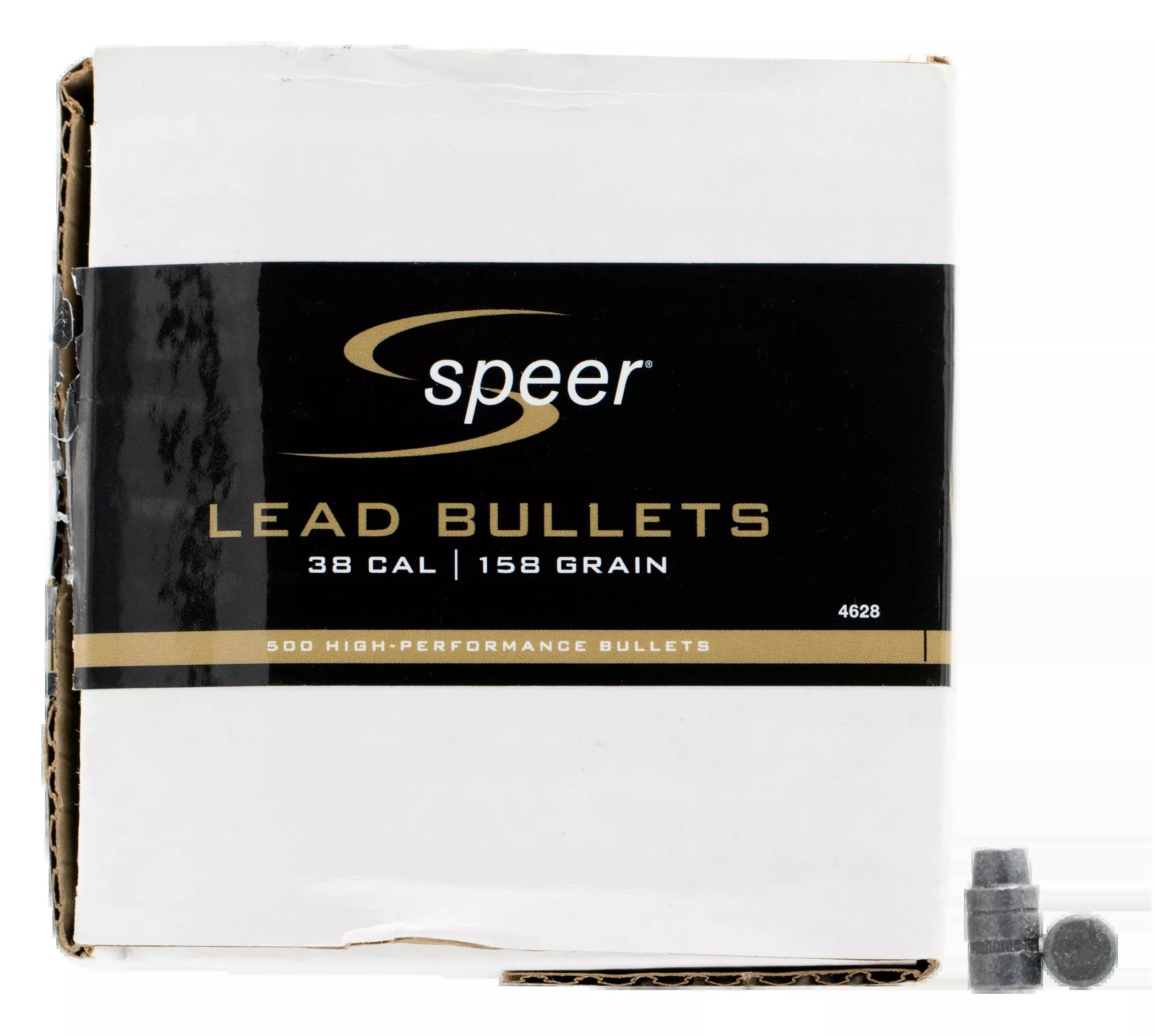 Speer Ammo Handgun, Speer 4628Bull .358 158 Swc Hp 500