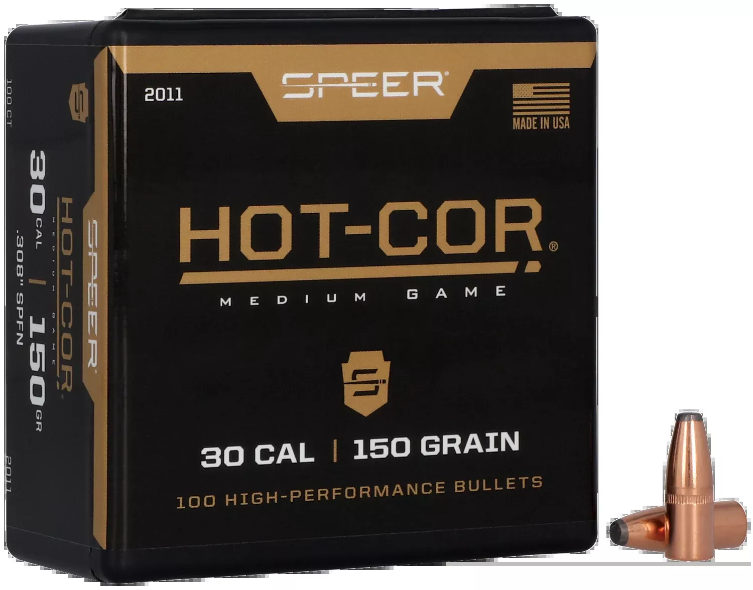 Speer Ammo Hot-cor, Speer 2011Bull .308 150 Spfn 100/5