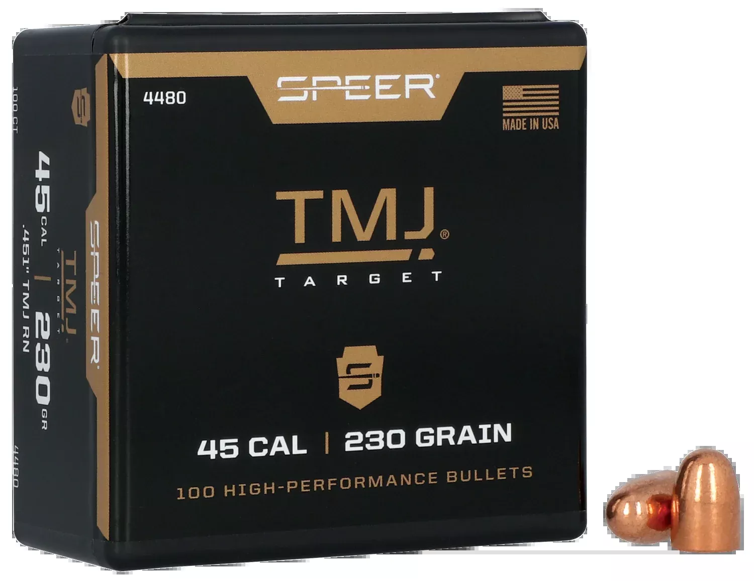 Speer Ammo Tmj, Speer 4480Bull .451 230 Tmj100/5