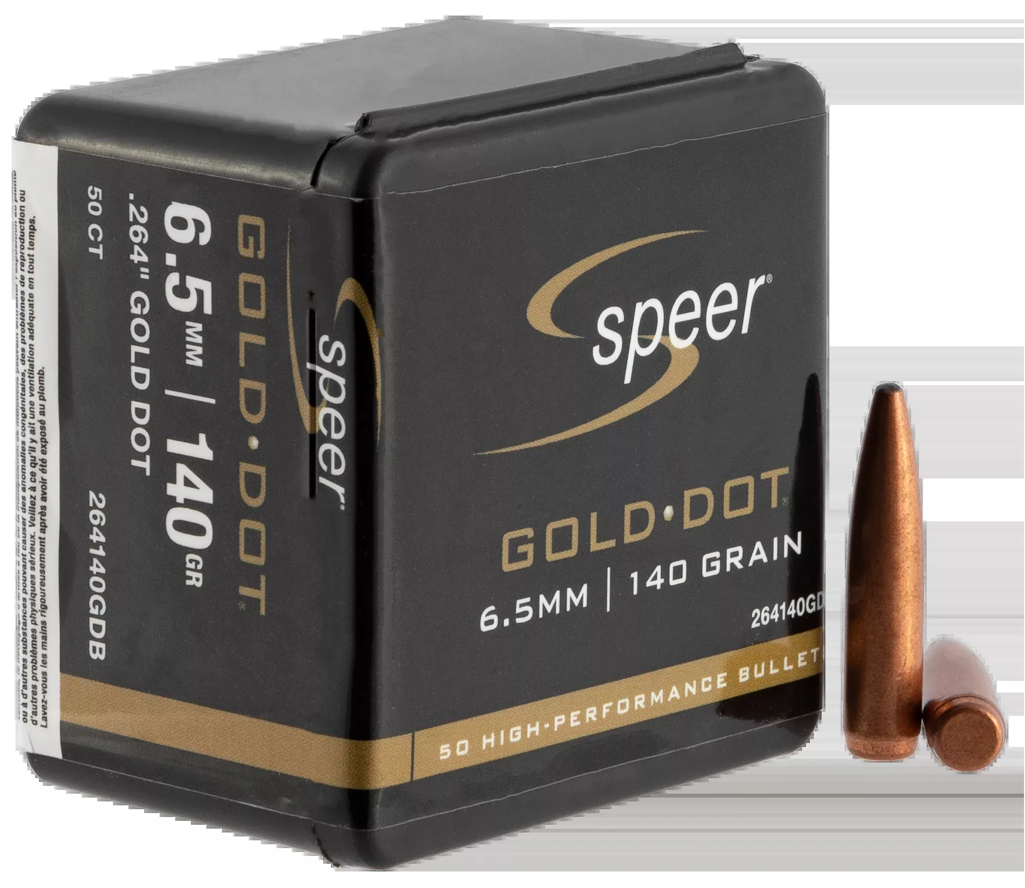 Speer Bullets Gold Dot, Speer 264140gdb Bull .264 140 Bonded Sp50/20