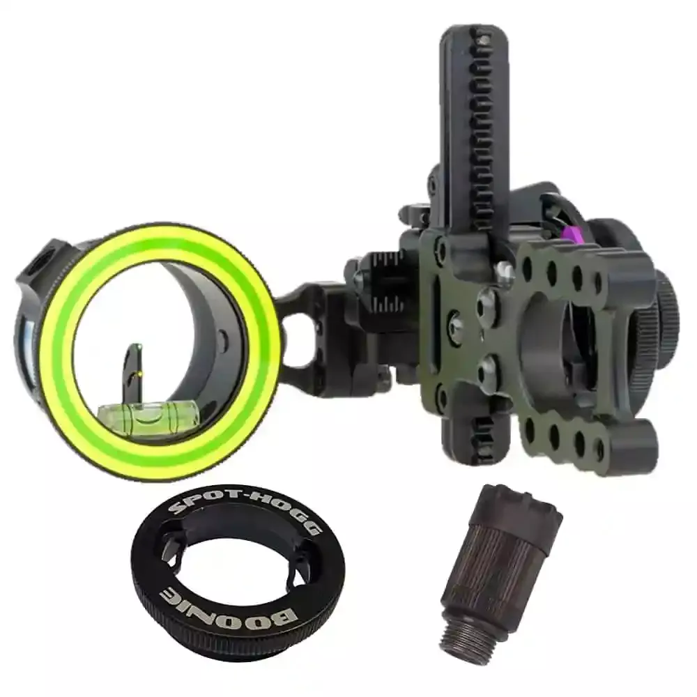 Spot Hogg Boonie Hard Mount 2 Pin Sight .010″ RH Black BHM2RH10