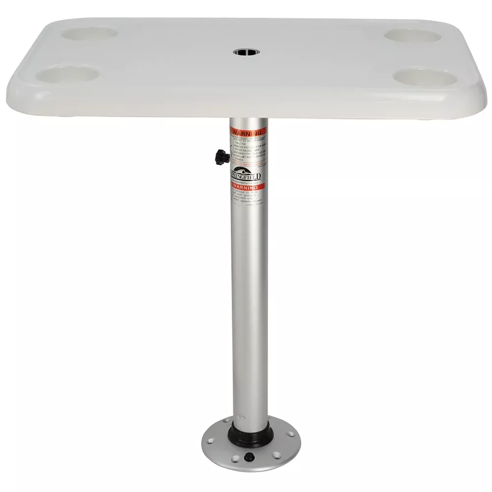 Springfield 16″ x 28″ Rectangle Table Package – White Thread-Lock