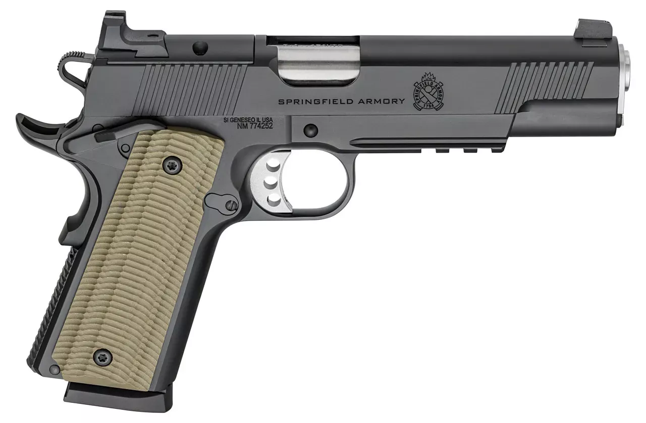 Springfield 1911 Operator AOS 45 ACP Pistol 5" Black PO9230AOS