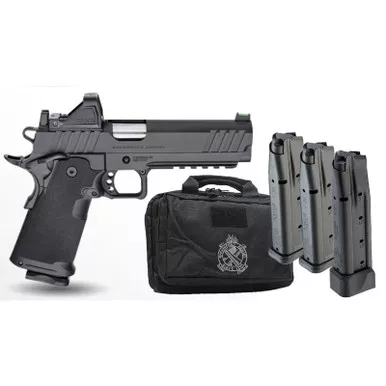 Springfield 1911 Prodigy 9mm 5" Barrel 20rd / 17rd Magazines Package with Viridian RFX11 Green Dot Optic Black