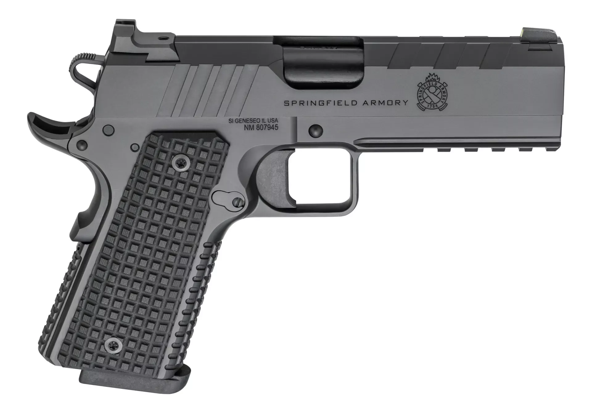 Springfield Armory 1911 Emissary 9mm Pistol 4.25" Black PX9227L
