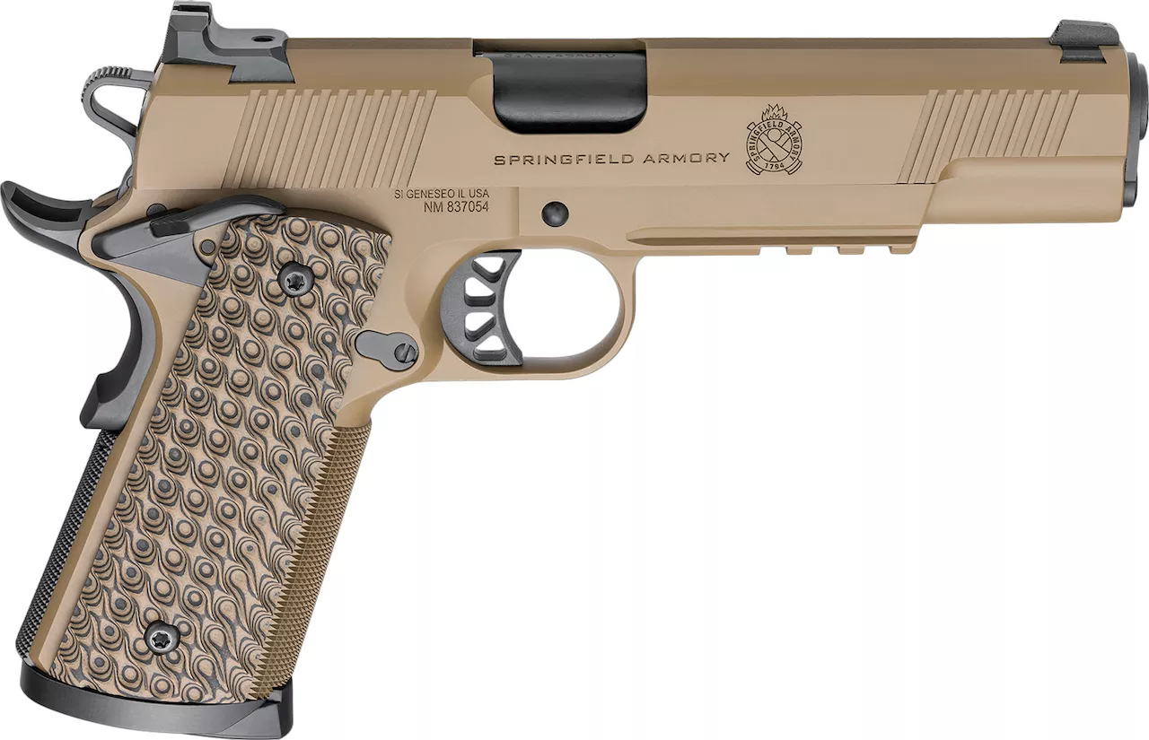 Springfield Armory 1911 TRP 45 ACP Pistol 5″ Coyote Brown PC9125LRCB