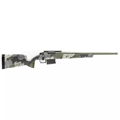 Springfield Armory BAW9206CMG Model 2020 WayPoint 6mm Creedmoor 5+1 Cap 20" Mil-Spec Green Cerakote Rec/Barrel Evergreen Camo Carbon Fiber Hybrid Profile with M-LOK Stock Right Hand (Full Size)