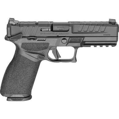 Springfield Armory EC9459BMSLCU Echelon 9mm Luger 10+1 4.50" Black Melonite Steel Barrel, Black Melonite Optic Ready/Serrated Steel Slide, Black Polymer Frame w/Picatinny Rail