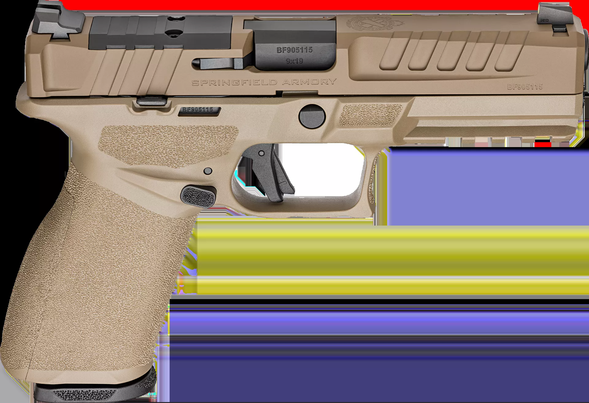 Springfield Armory Echelon Gear Up 25 Package 9mm Luger Pistol 20+1 4.50″ EC9459FUGU25