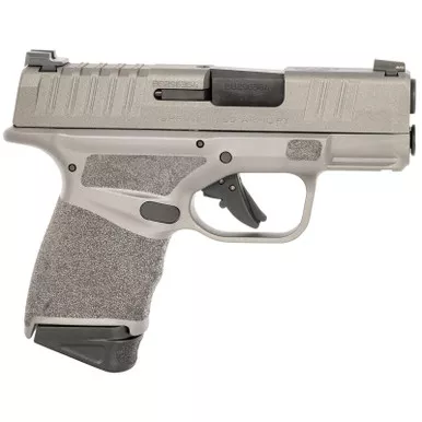 Springfield Armory HC9319Y Hellcat Micro-Compact 9mm Luger 13+1 3" Black Melonite Barrel, Tungsten Gray Cerakote Serrated Slide & Steel Frame w/Picatinny Rail, Gray Polymer w/Adaptive Texture Grips