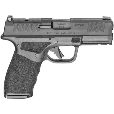 Springfield Armory HCP9379BOSP15 Hellcat Pro OSP Compact 9mm Luger 15+1 3.70" Black Melonite Steel Barrel & Optic Ready/Serrated Slide, Black Polymer Frame w/Picatinny Rail, Textured Grip