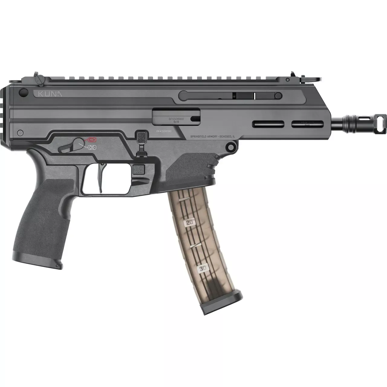 Springfield Armory Kuna 9MM Pistol 6" Black KN9069B