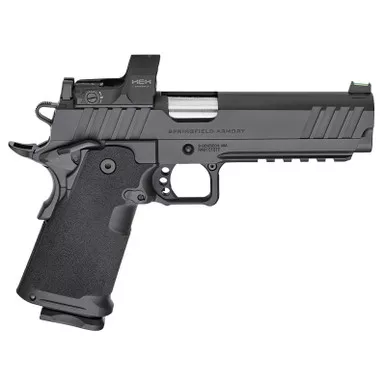 Springfield Armory PH9119AOSD Prodigy 9mm Luger 20+1/17+1 5", Black Carbon Steel, Serrated with Optics Cut Slide, Polymer Grip, Fiber Optic Sight, Hex Dragonfly Red Dot