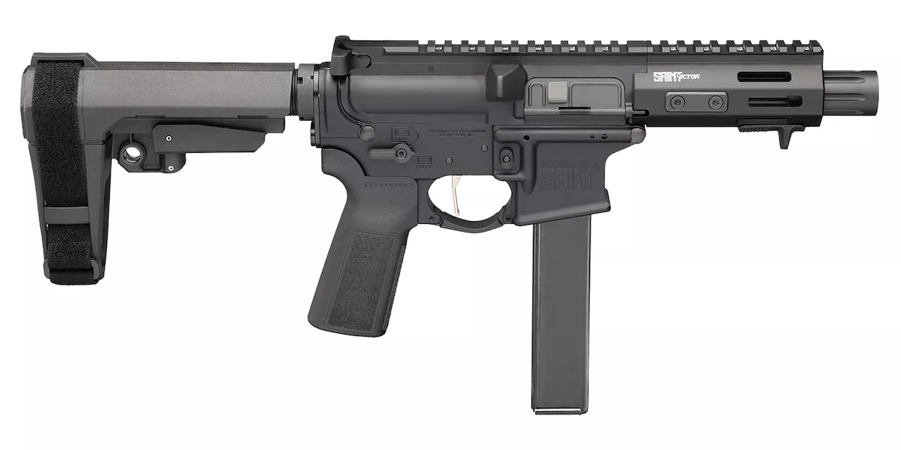 Springfield Armory SAINT Victor 9mm Luger Tactical Pistol 5.50" Black STV95509B