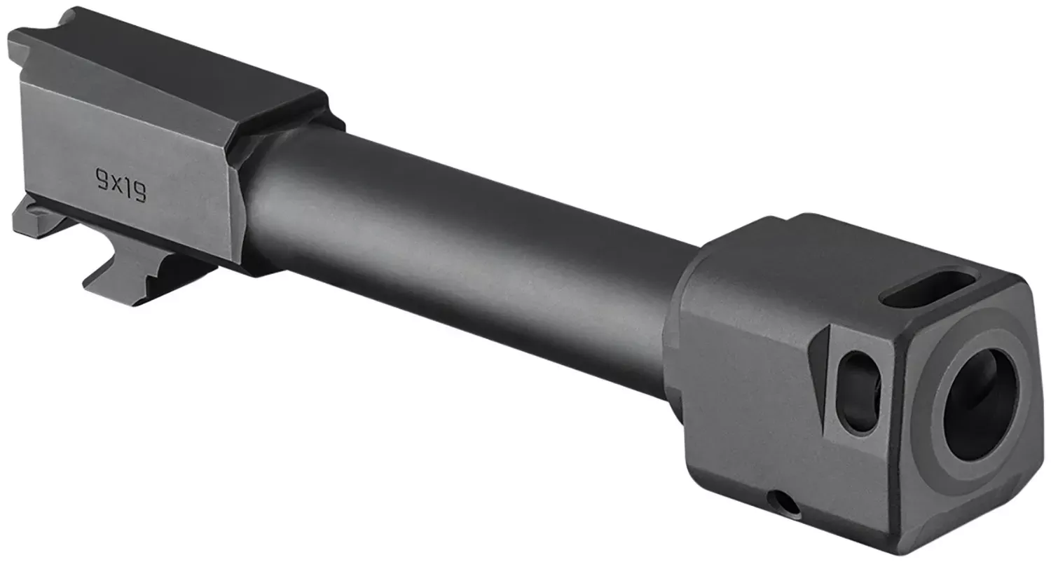 Springfield Armory XD-M Replacement Barrel 4.50"9mm Luger, Black Melonite (Fits Any 4.50" XD-M/XD-M Elite)