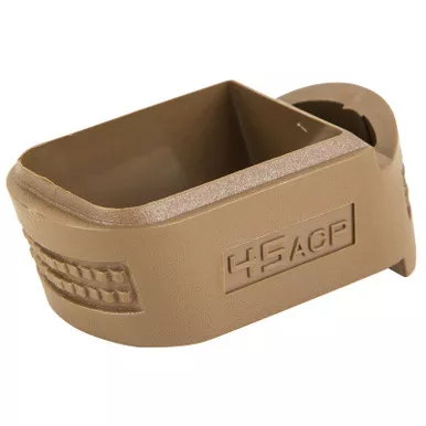 Springfield Armory XD5007 Mag Sleeve made of Polymer with Flat Dark Earth Finish & 1 Piece Design for 45 ACP Springfield XD Magazine