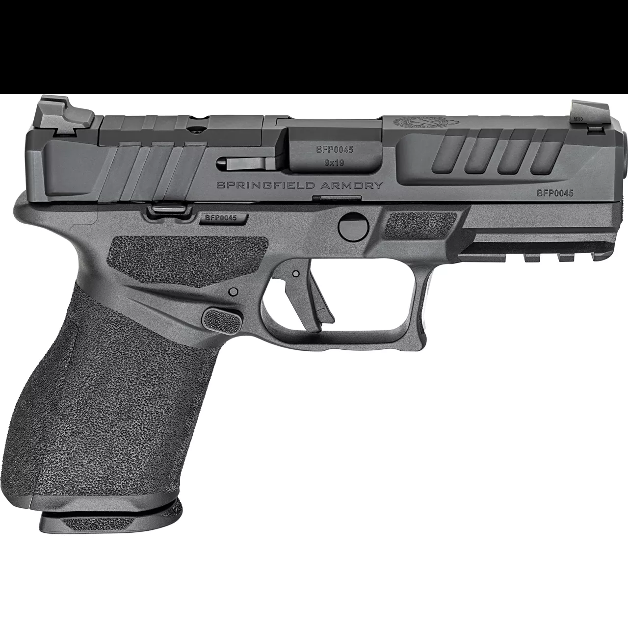 Springfield Echelon 4.0C 9mm Pistol 15+1/18+1 Compact Frame 4" Barrel Tritium Sights Optic Ready Slide Striker Fired Black EC94098-U