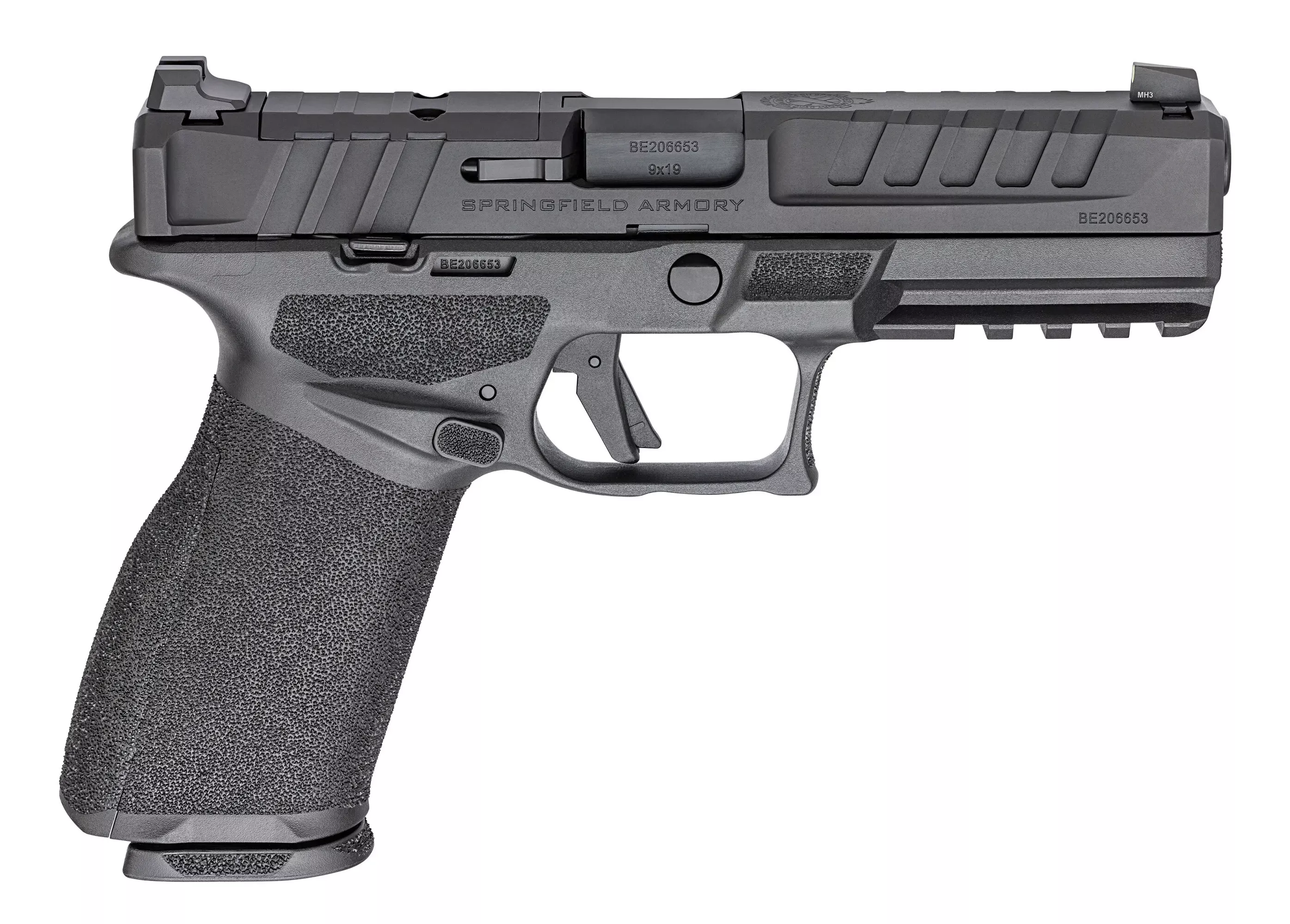 Springfield Echelon 9mm Luger Pistol 10+1 4.5" Barrel Optic Ready Slide Black EC9459BLC-U