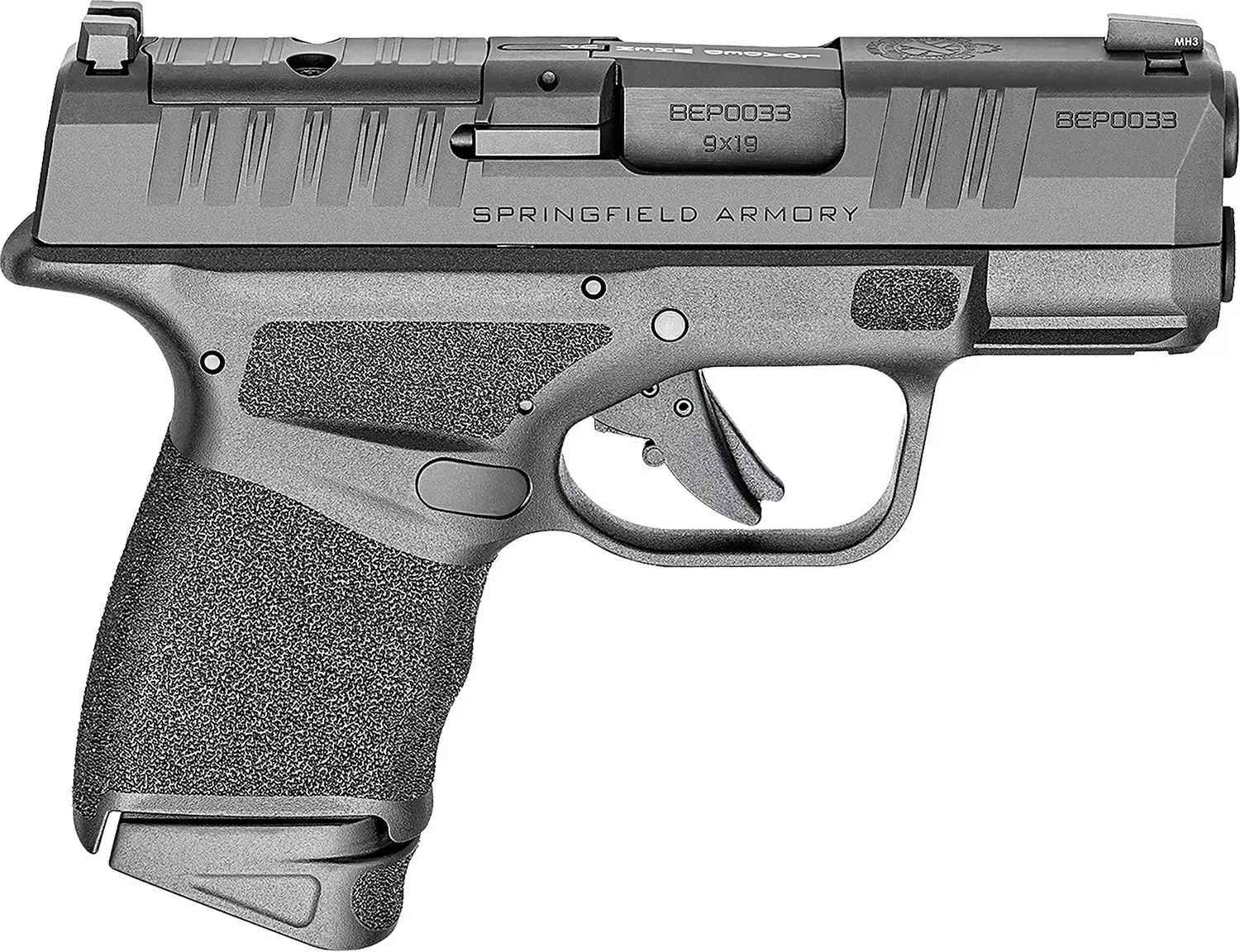 Springfield Hellcat OSP *CA Compliant 9mm Luger Pistol 3" Black HC9319BOSPCAP