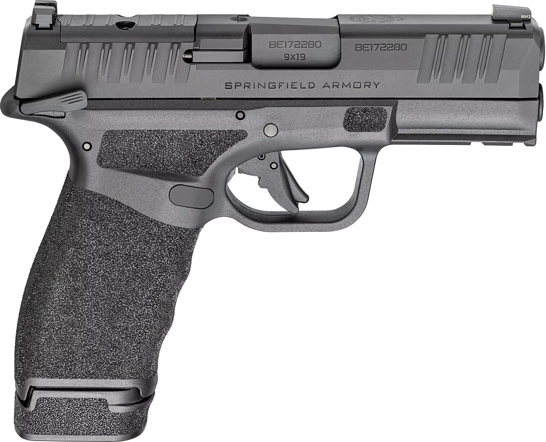 Springfield Hellcat Pro OSP 9mm Pistol 15+1 3.7″ Barrel Thumb Safety Black HCP9379BOSPMS-15