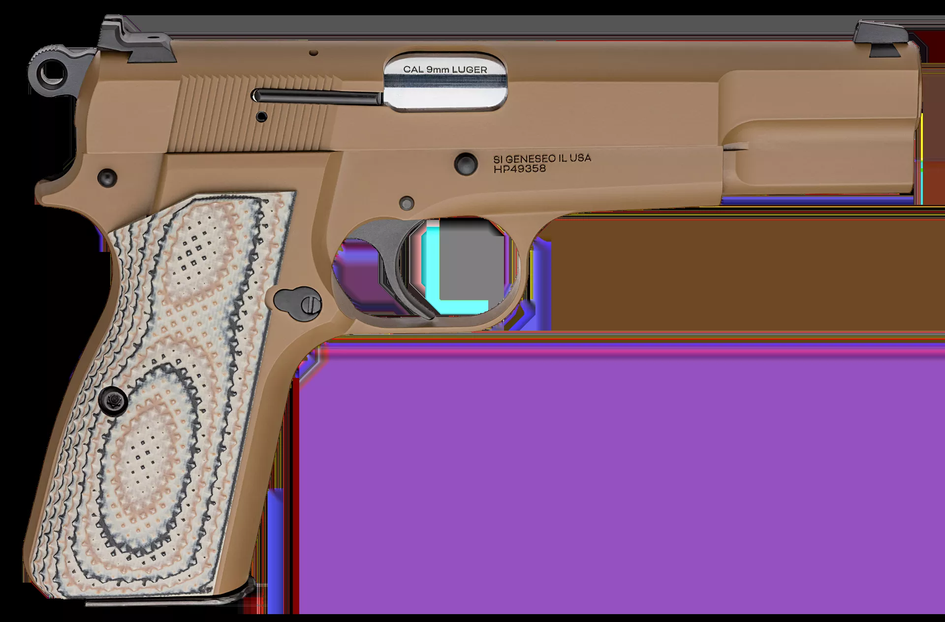 Springfield SA-35 9mm Luger Pistol 4.70″ Coyote Brown Cerakote HP920
