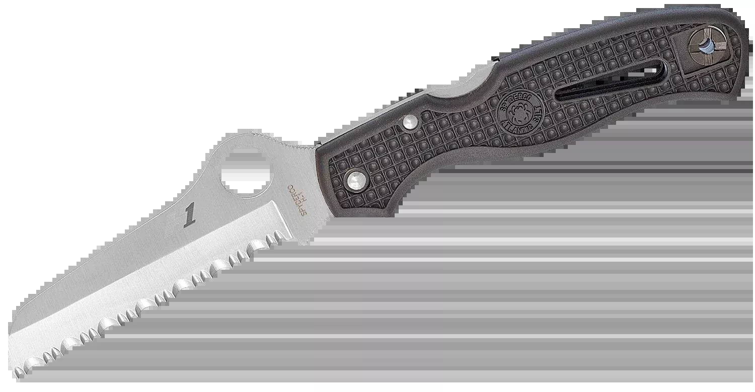 Spyderco Atlantic Salt, Spy C89sbk Atlantic Salt Ser3.69 Blk