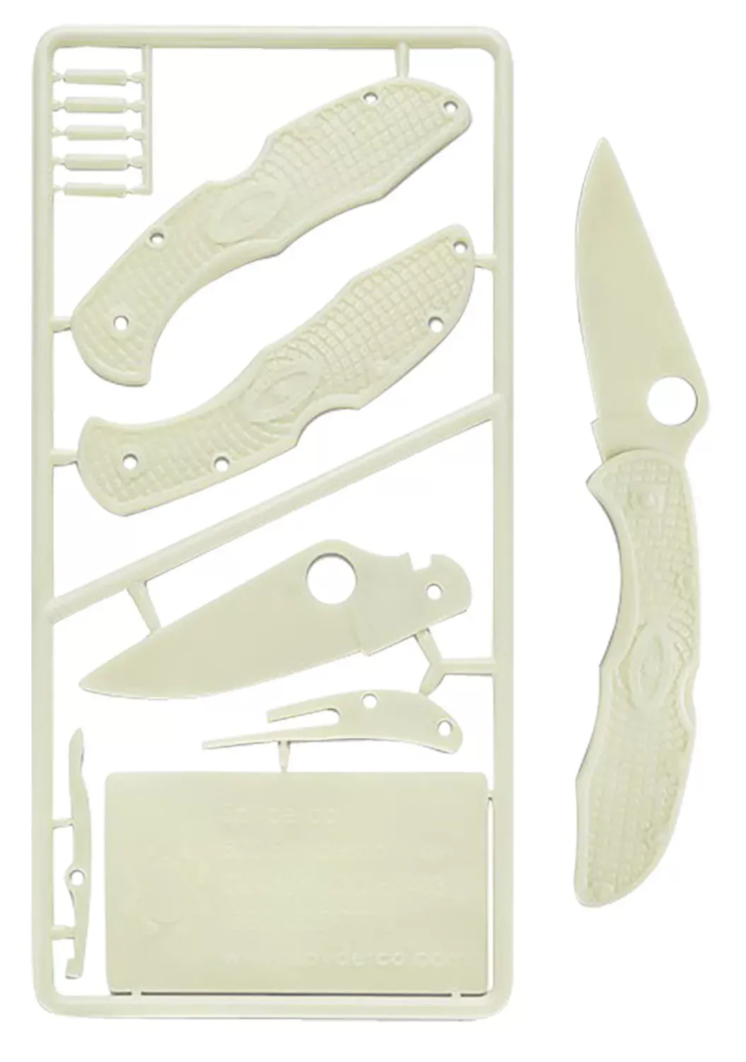 Spyderco Delica 4 Glow-in-the-Dark Youth Plastic Kit