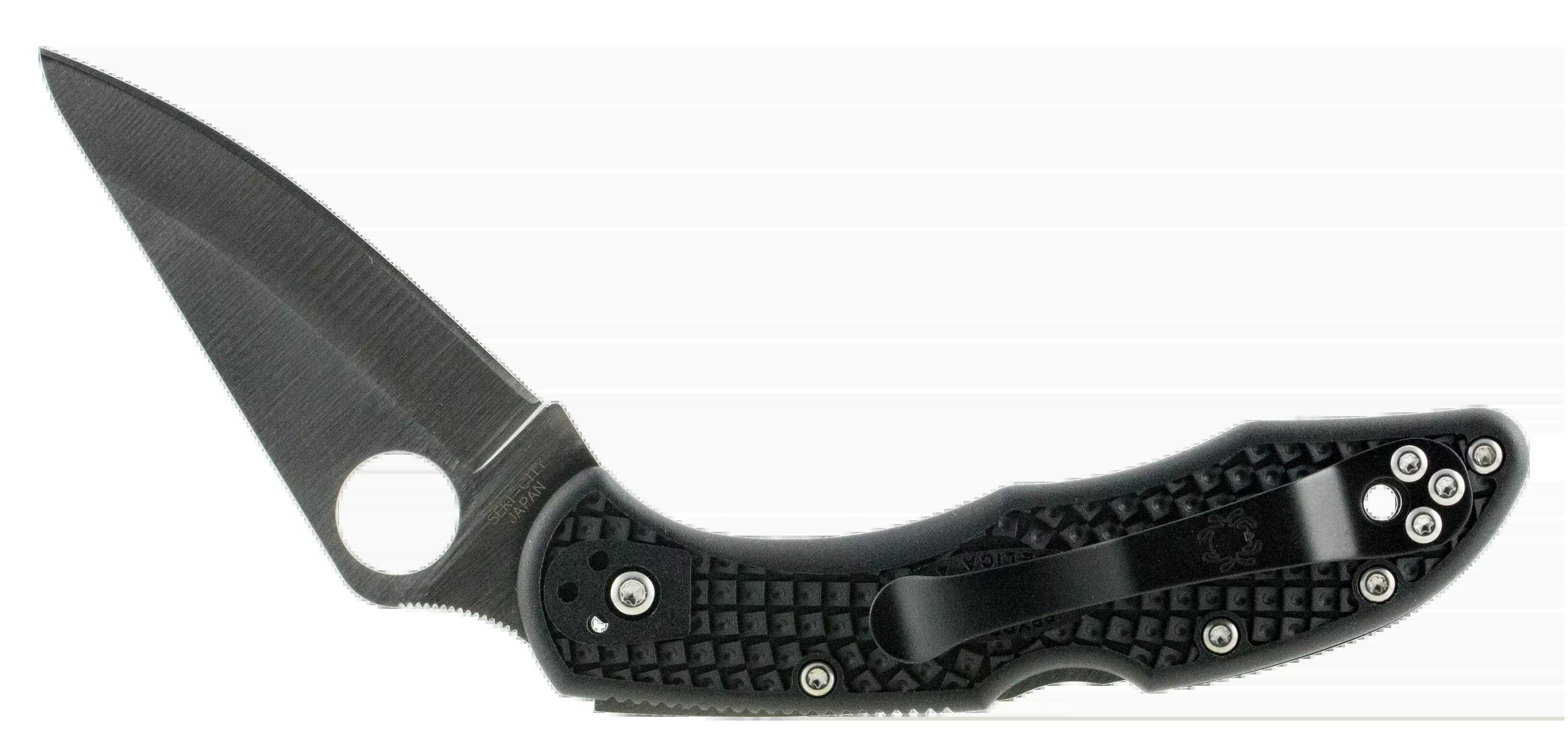 Spyderco Delica 4, Spy C11pbk Delica 4Pln Dp 2.88 Blk