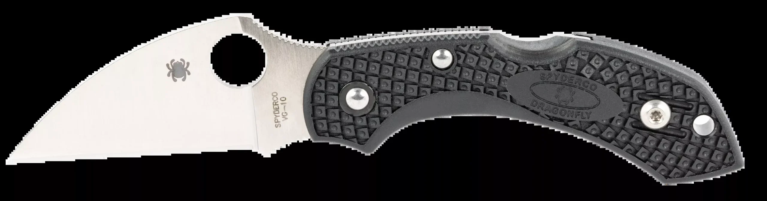 Spyderco Dragonfly 2, Spy C28fpwcbk2 Drgnfly 2 Wharncliffe2.28 Blk