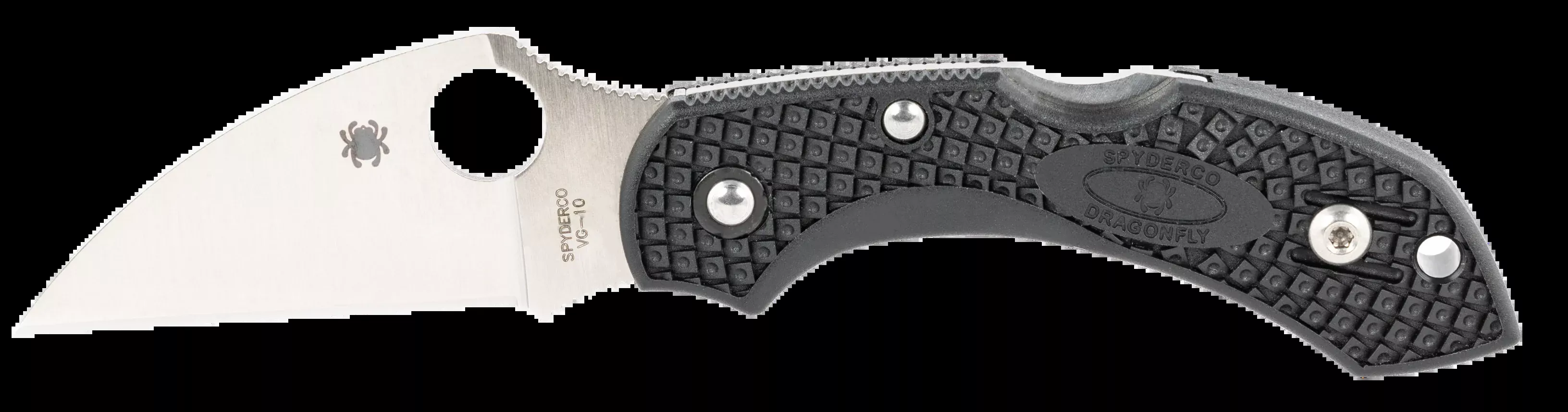 Spyderco Dragonfly 2, Spy C28fpwcbk2 Drgnfly 2 Wharncliffe2.28 Blk