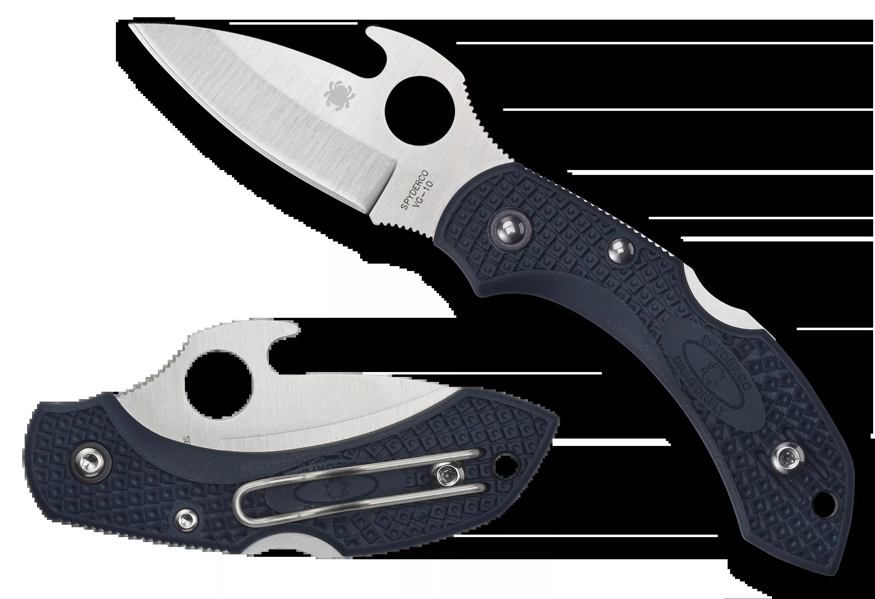Spyderco Dragonfly 2, Spy C28pgyw2 Drgnfly 2 Emrsn Opn Dp 2.28 Gry