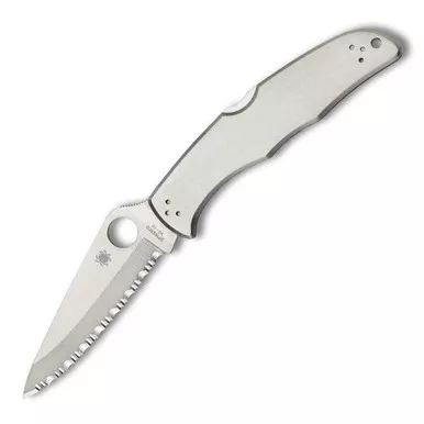 SPYDERCO Endura 4 Stainless SpyderEdge Folding Knife (C10S)