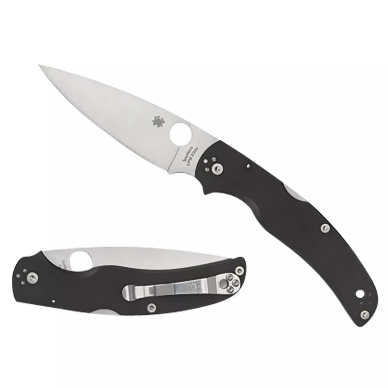 Spyderco Native Chief Lightweight 4.02" Folding Plain Stonewashed CTS BD1N SS Blade