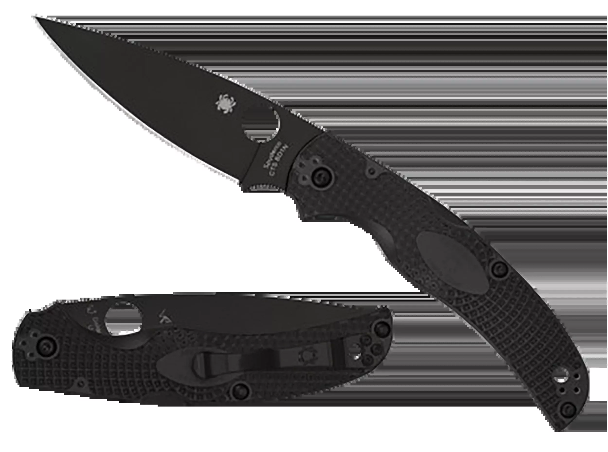 Spyderco Native Chief, Spy C244pbbk Native Chief Blk Lightwght