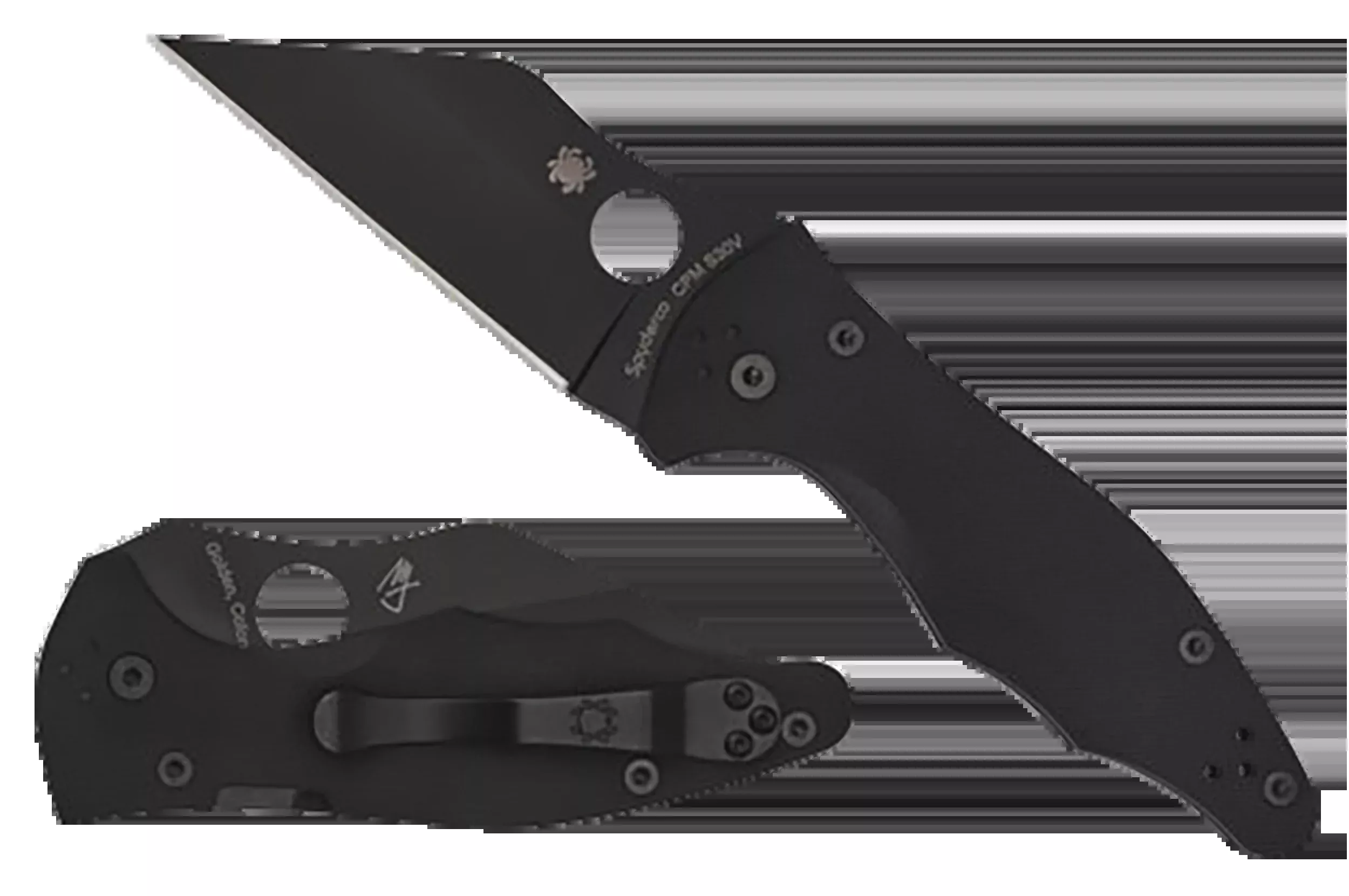 Spyderco Yojimbo 2, Spy C85gpbbk2Yojimbo 2 Black Blade