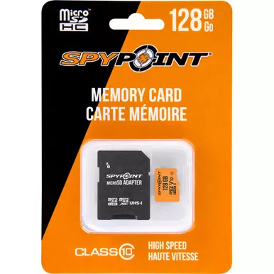 SpyPoint 05887 Micro SD Card, 128, Black