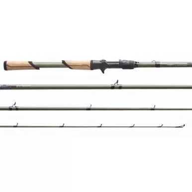 St. Croix Mojo Bass Trigon Casting Rods 6'10'' 1 pc Medium Power Moderate ActionLite Crank (Glass)