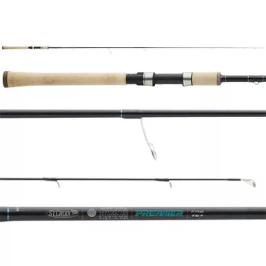 St. Croix Premier SCPS60MLF Spinning Rod 6' 1 Piece Medium Light Power Fast Action