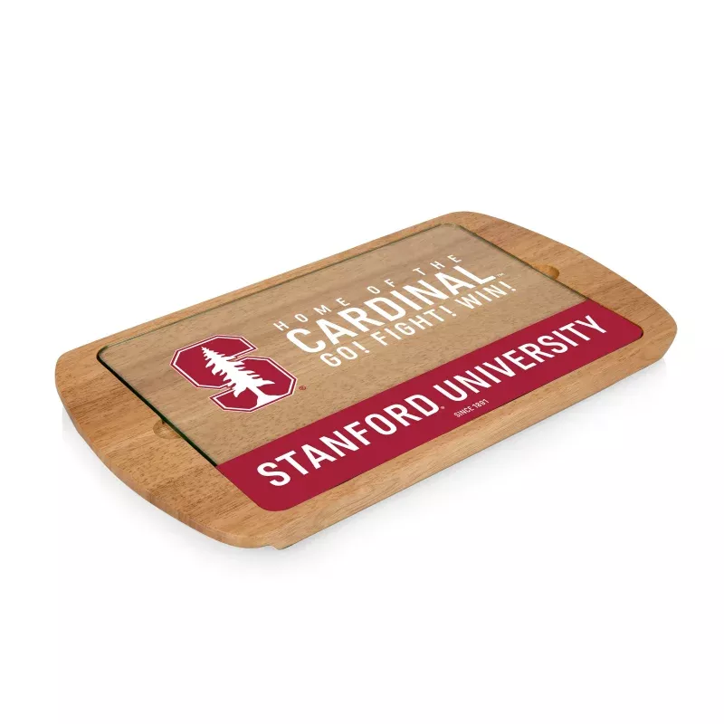Stanford Cardinal – Billboard Glass Top Serving Tray
