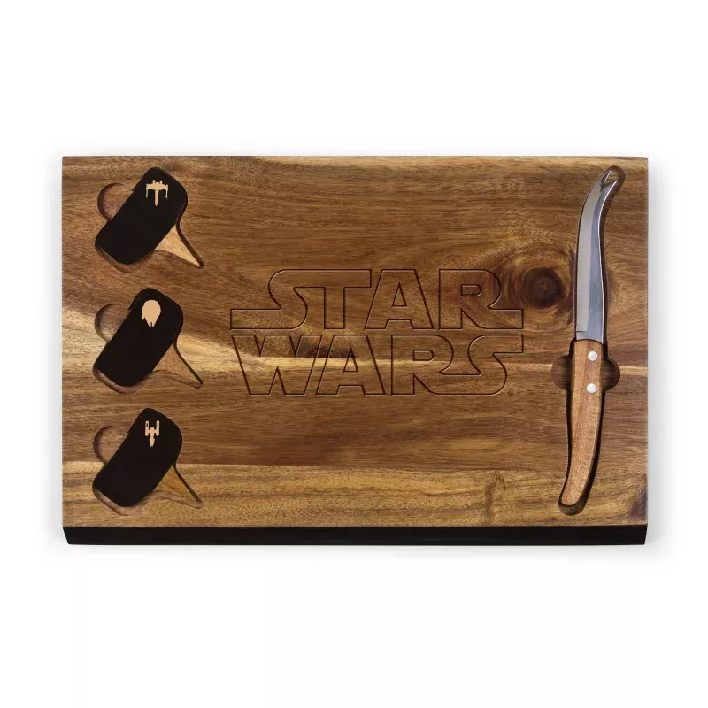 Star Wars – Delio Acacia Cheese Cutting Board & Tools Set