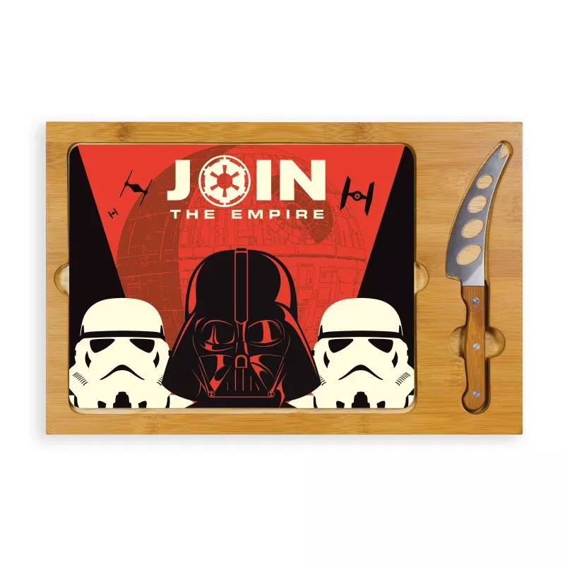 Star Wars Empire – Icon Glass Top Cutting Board & Knife Set