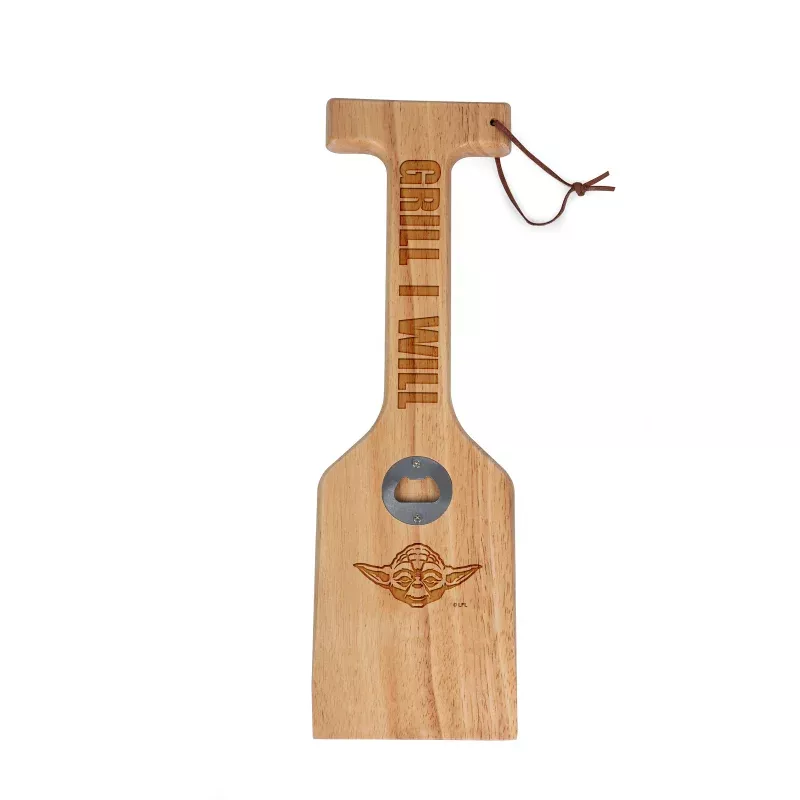 Star Wars Yoda – Hardwood BBQ Grill Scraper with Bottle Opener