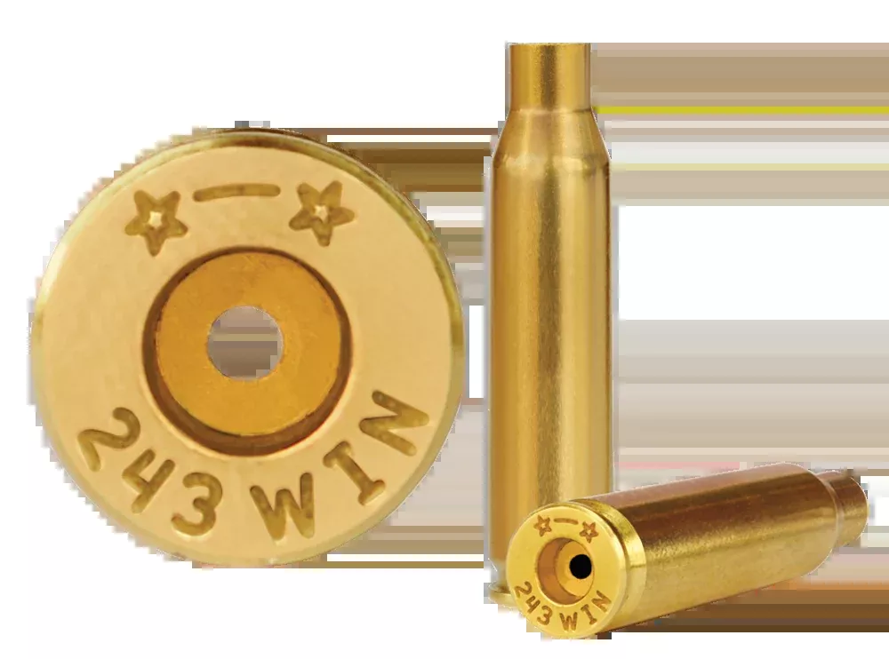 Starline Brass Unprimed Cases, Star 243wineup-50Unp Brass 243 Winchester